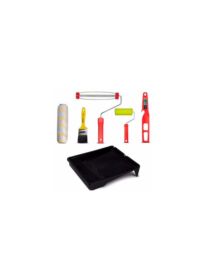 Kit Pintura Parede Antigotas Completo Atlas - 6 Peças