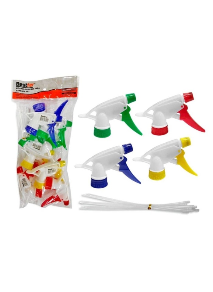 Kit Pulverizador para Garrafa Pet Bestfer - 10 Peças
