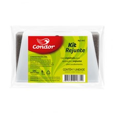 KIT Rejunte Condor - Espátula Plástica + Bloco de Espuma