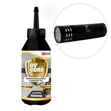 Kit Shield Cure UV Elastment 100ML + Lanterna Led Light UV Elastment