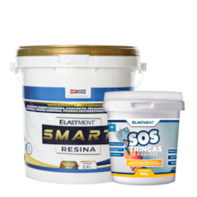 KIT Smart Resina 3,6L Semi Brilho + SOS Trincas e Fissuras 800G