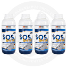 Kit SOS Gesso Hidrofugante Para Gesso 1L - 4 unidades