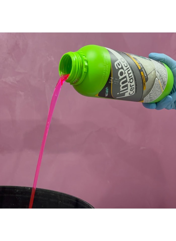 Limpa Cerâmica Desincrustante Ivaclean, 1L - Limpeza Pesada