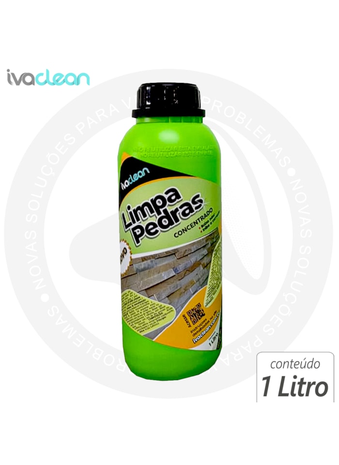 Limpa Pedras Biodegradável Ivaclean, 1L - Limpeza Pesada, Baixo Odor