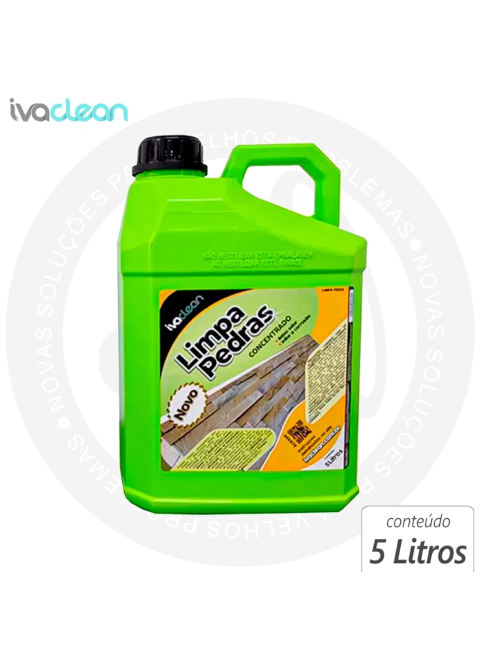 Limpa Pedras Biodegradável Ivaclean, 5L - Limpeza Pesada, Baixo Odor