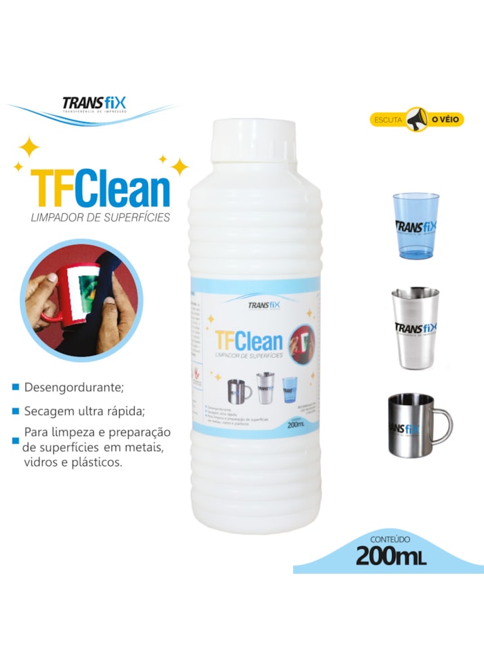 Limpador de Superfícies TF Clean 200ML
