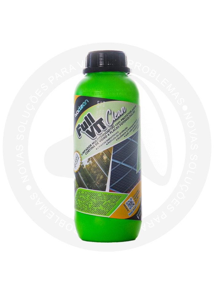 Limpador Multiuso Fullvit IvaClean 1L, Incolor - Remove Tintas, Limpa Vidros e Placas Solares