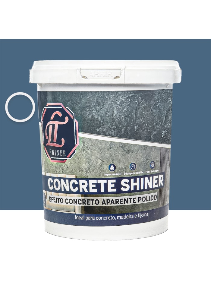 LT Concrete Shiner 1KG Azul Coisa Linda