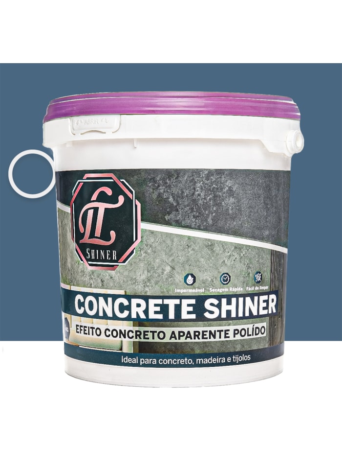 LT Concrete Shiner 4KG Azul Coisa Linda