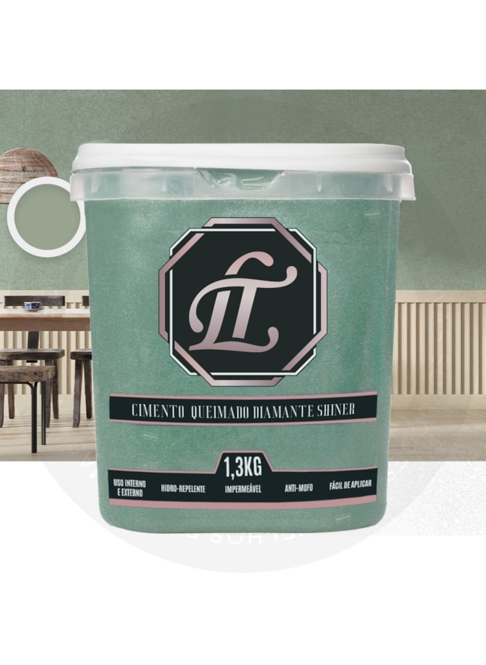 LT Shine Cimento Queimado Acqua Marina 1,3Kg