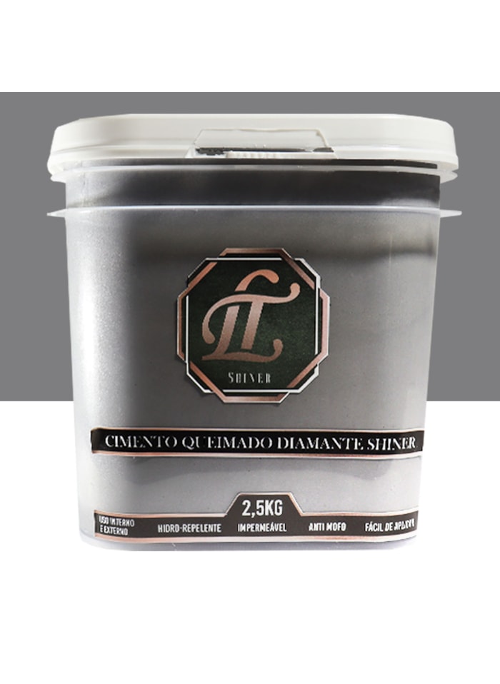 LT Shine Cimento Queimado Dark Grey 2,5Kg