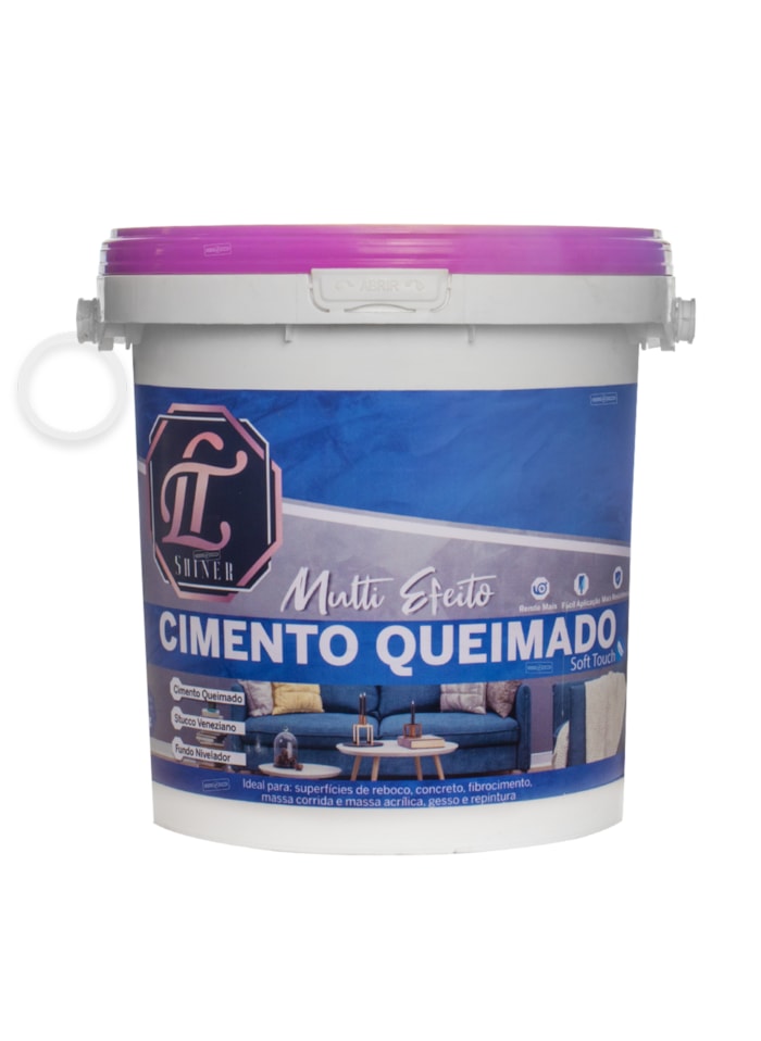 LT Shine Cimento Queimado Multi Efeito 5KG Branco