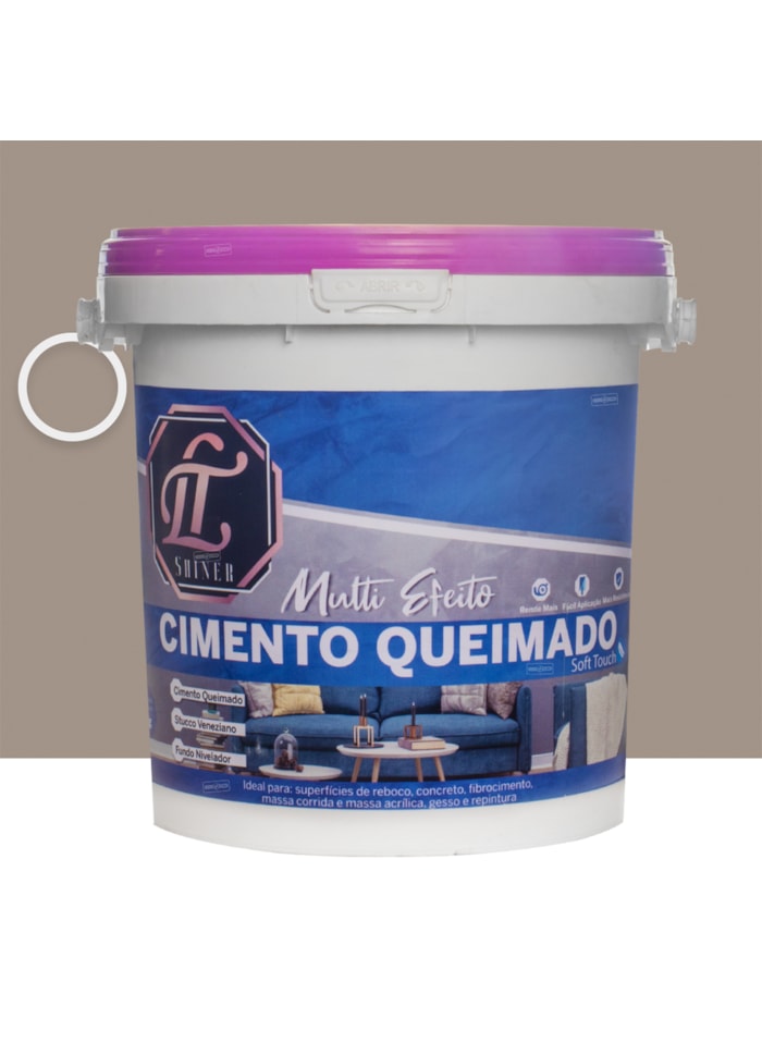 LT Shine Cimento Queimado Multi Efeito 5KG Latte Coffee