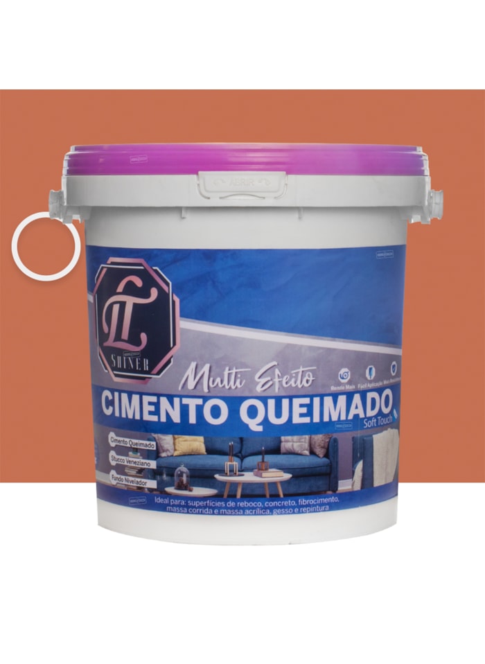 LT Shine Cimento Queimado Multi Efeito 5KG Terracota
