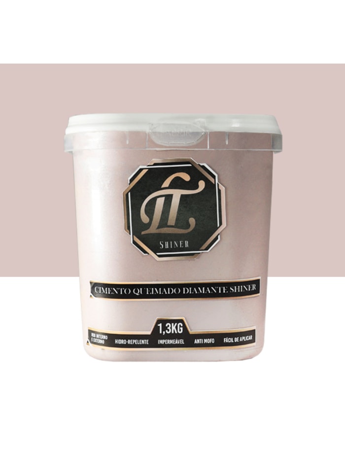 LT Shine Cimento Queimado Quartzo Rosa 1,3Kg