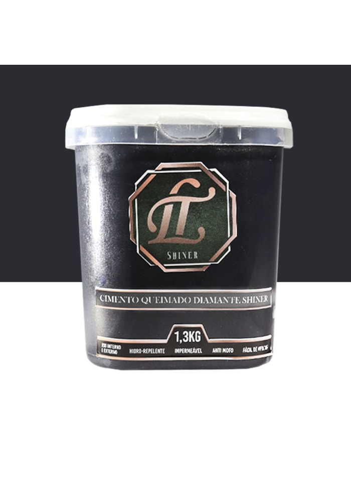 LT Shine Cimento Queimado Turmalina Negra 1,3Kg
