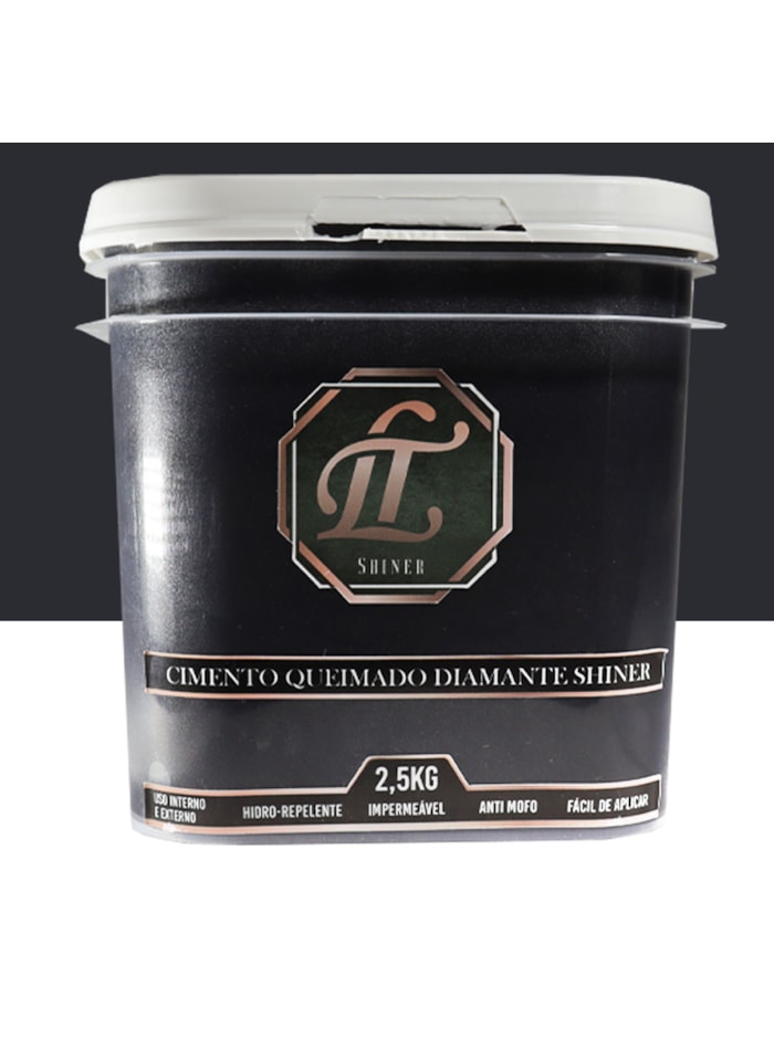LT Shine Cimento Queimado Turmalina Negra 2,5Kg