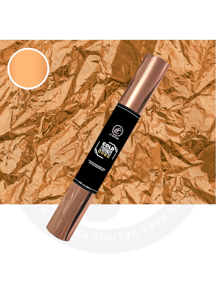 LT Shine Cold Transfer Metallic - Folha de Transferência 30cmx5m Bronze