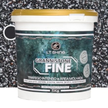 LT Shine Grannistone Fine P/ Trafego Intenso e Área Molhada 5KG Carvão