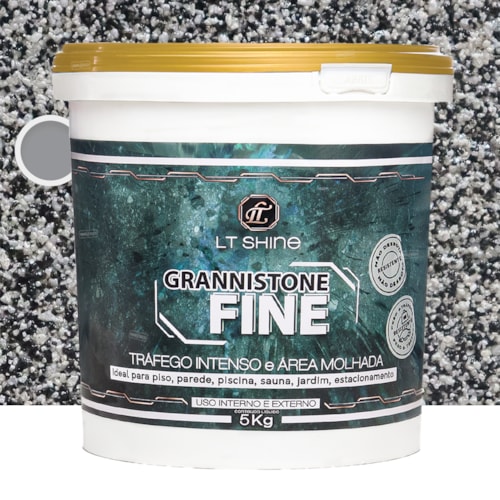 LT Shine Grannistone Fine P/ Trafego Intenso e Área Molhada 5KG Garoa