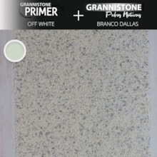 LT Shine Grannistone Pedras Naturais 25KG Branco Dallas