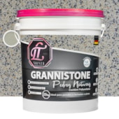 Produto LT Shine Grannistone Pedras Naturais 25KG Branco Serena