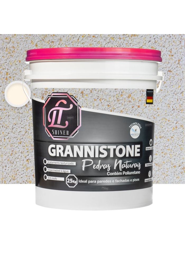 LT Shine Grannistone Pedras Naturais, 25KG Castelo de Areia - Interno e Externo, Pronto para Uso