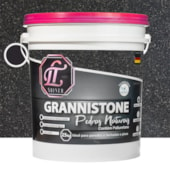 Produto LT Shine Grannistone Pedras Naturais 25KG Cinza Clássico