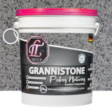 LT Shine Grannistone Pedras Naturais 25KG Cinza Corumbá