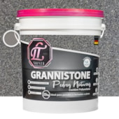 Produto LT Shine Grannistone Pedras Naturais 25KG Cinza Garoa