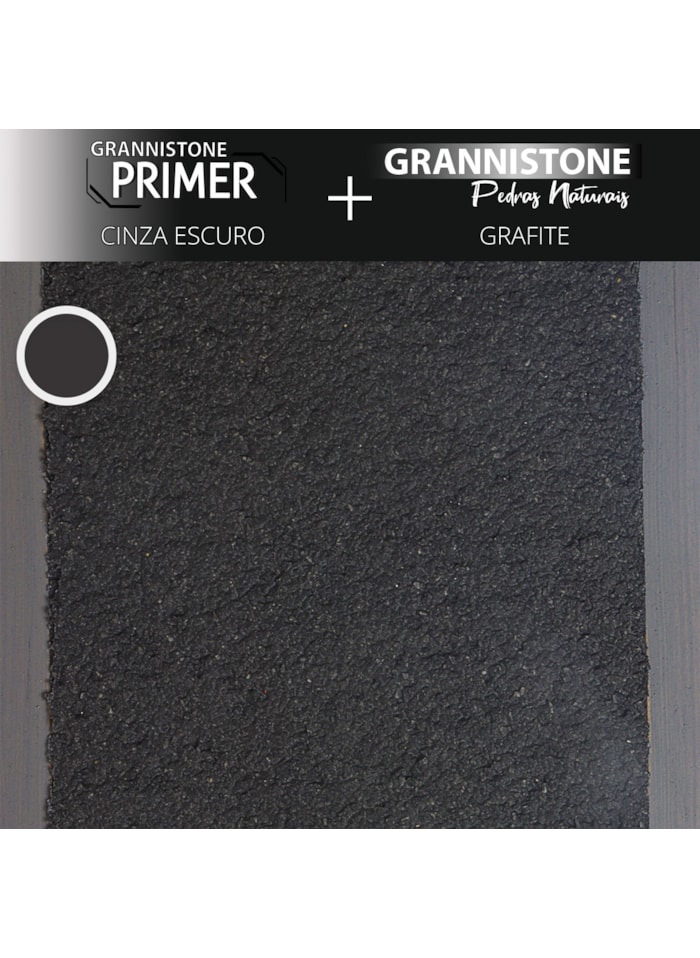 LT Shine Grannistone Pedras Naturais, 25KG Cinza Grafite - Interno e Externo, Pronto para Uso