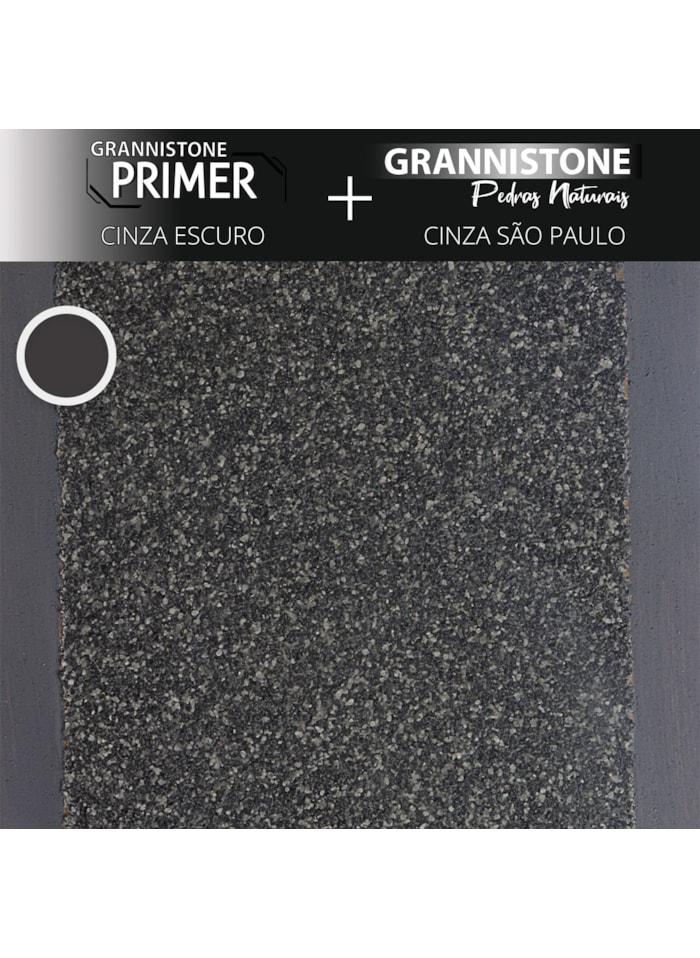 LT Shine Grannistone Pedras Naturais, 25KG Cinza São Paulo - Interno e Externo, Pronto para Uso