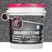 Produto LT Shine Grannistone Pedras Naturais 25KG Marrom Imperial