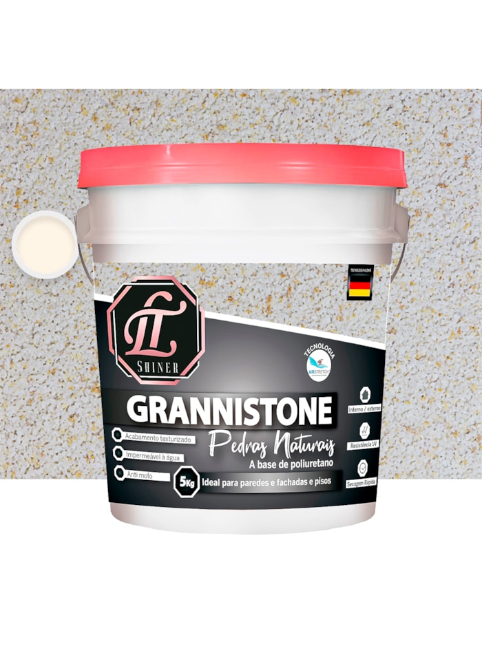 LT Shine Grannistone Pedras Naturais, 5KG Castelo de Areia - Impermeavel à Água, Antimofo