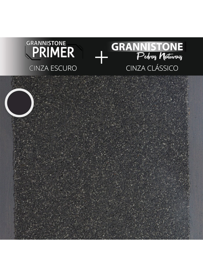 LT Shine Grannistone Pedras Naturais, 5KG Cinza Clássico - Impermeavel à Água, Antimofo