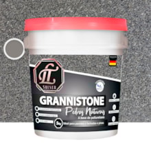 LT Shine Grannistone Pedras Naturais 5KG Cinza Garoa