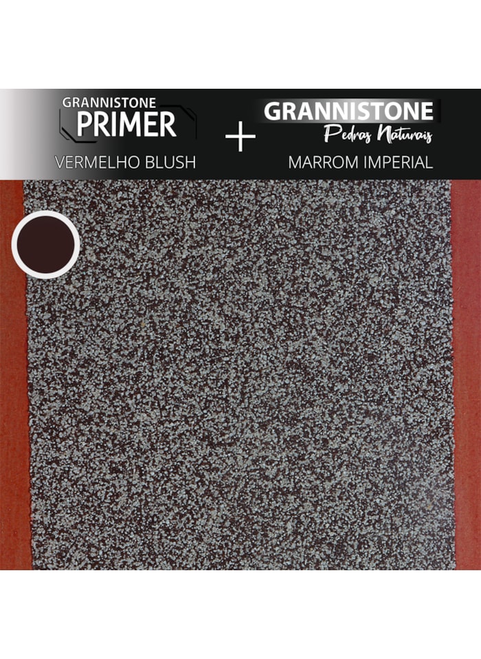 LT Shine Grannistone Pedras Naturais, 5KG Marrom Imperial - Impermeavel à Água, Antimofo