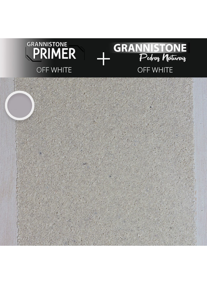 LT Shine Grannistone Pedras Naturais, 5KG Off White - Impermeavel à Água, Antimofo