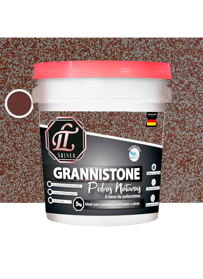 LT Shine Grannistone Pedras Naturais, 5KG Pedra do Sol - Impermeavel à Água, Antimofo