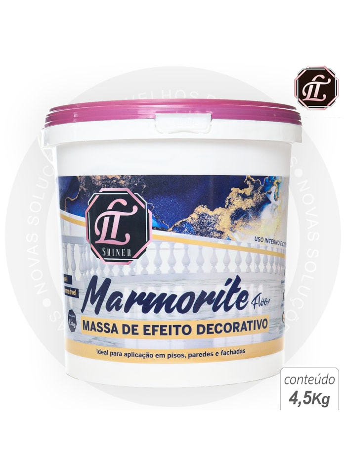 LT Shine Marmorite Floor Bi Componente 4,5KG Branco