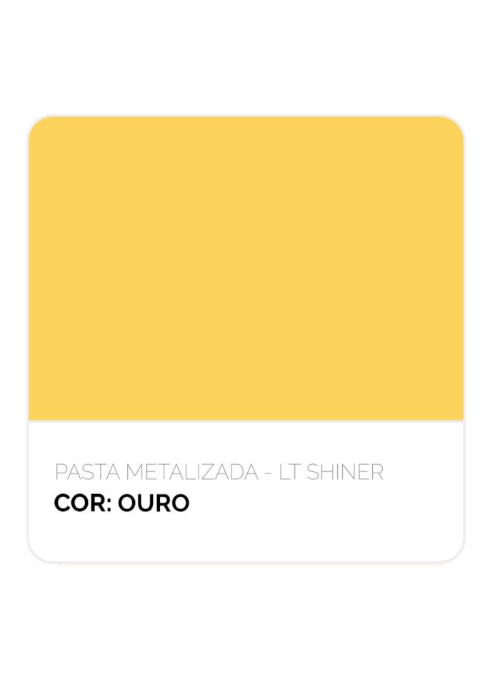 LT Shine Pasta Metalizada Ouro 200g