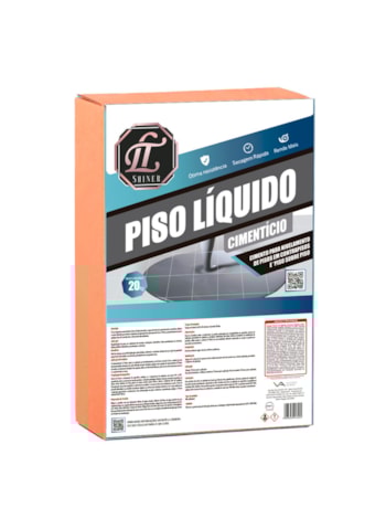 LT Shine Piso Liquido Cimentício Autonivelante 20KG Off White
