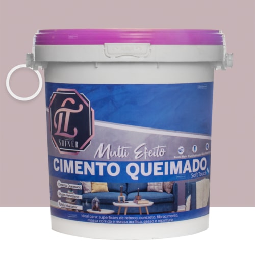 LT Shiner Cimento Queimado Multi Efeito 5KG Ametista