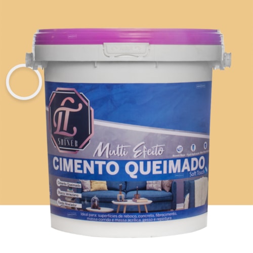 LT Shiner Cimento Queimado Multi Efeito 5KG Polén