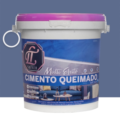 LT Shiner Cimento Queimado Multi Efeito 5KG Safira