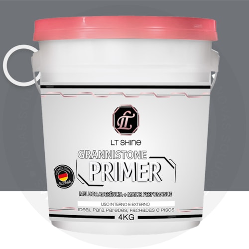 LT Shiner Grannistone Primer Promotor de Aderência 4KG Cinza Escuro