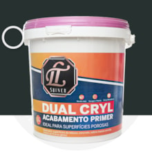 LT Shiner Primer e Tinta para superficies porosas Dual Cryl 3,6L Preto