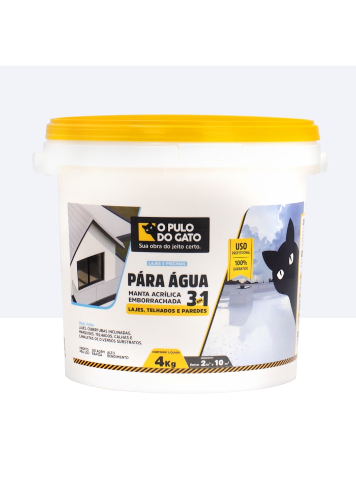 Manta Acrílica Emborrachada 3 em 1 Pára Água 4KG Branco - Pulo do Gato