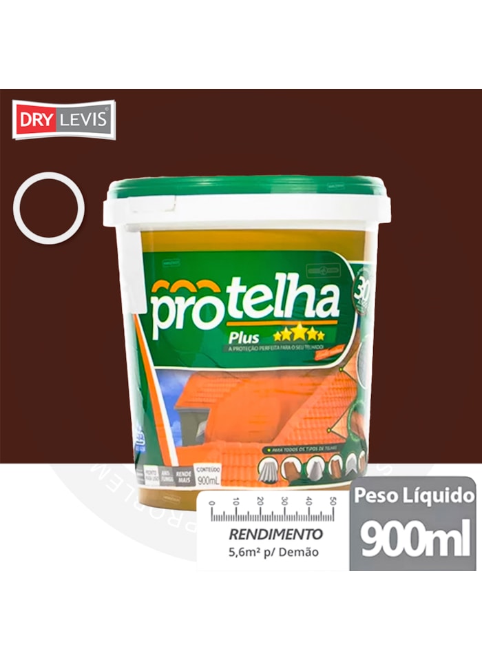 Manta Líquida Protelha Plus 900ML Vermelho Óxido 900ml