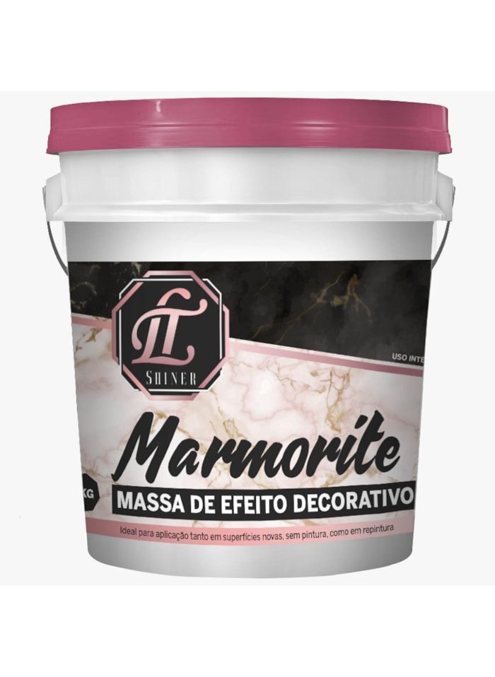Marmorite LT Shine, 1KG Branco Supremo - Pronto Para Uso, Antimofo